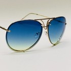 Men Women Sunglasses Fashion Designer Luxury Shades Round Pilot Metal Frame New