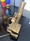 Antique Vintage Solid Brass Microscope Student Microscope 7 Inch