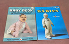 Vtg Lot Of 9 Baby Knitting Crochet Craft Needlework Patterns Booklets Magazines
