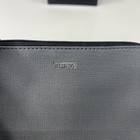 Tumi For Delta Unisex Travel Pouch Bag Zip Gray Lined 6x7