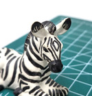 Hagen Renaker Specialty Stoneware Zebra Fall 1989 Only 2  X 2 5  Matte Finish Hr