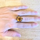 Oversized Citrine Cocktail Ring