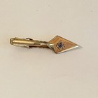 Vintage Anson Masonic Freemason Trowel Tie Bar Clip