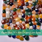 Polished Colorful Agate Crystal Set  0 4   128 Pcs - Handpicked Tumbled Stone   