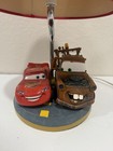 Disney Pixar Cars Table Lamp Bedroom 3d Fire Lightning Mcqueen  Mater Xyz