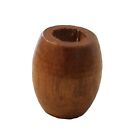 Lot Of 50 Maple Wood Large Barrel Macrame Craft Wooden Beads 20mmx22mm Vintage