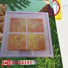 Polaroid Phantagrams 3d Stickers 3-d Dinosaurs Orange Krypton Laser Holograms