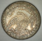 1829 7 Capped Bust Silver Half Dollar Circulated Xf 50c Coin Lettered Edge