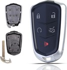 Key Fob Shell Case Replacement For Cadillac Ats Ats-v Cts Xts Ct6 Xt4 Xt5 Xt6
