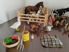 Schleich Lot Of Farm Animals And Accessories - 36 Pieces - Excellent Condition 
