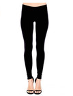 Plain Basic Solid Cotton Ankle Length Long Full Leggings Junior   Plus Size S-3x