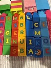 Mega Bloks Sesame Street Abcs Learn As You Grow 99 Pieces W  Carrying Bag