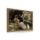 Xmmpot Vintage Framed Canvas Wall Art - Home 15 l X 12 w  Serene Whispers