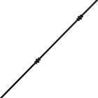 Nuvo Iron 1 2 Square Hollow Black Steel Interior Stair Baluster - 44 Long -