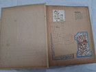 Vintage Scrapbook Album With  45   Greeting Cards From 1940 s Birthday holiday