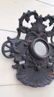 Vintage Victorian Cast Metal Decorative Inkwell