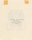 Vtg Art Ex-libris Bookplate Y1458