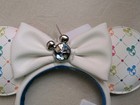 Disney Parks Dvc Disney Vacation Club White W Colors Ears Headband New 2026