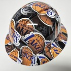 Full Brim Hard Hat Custom Hydro Dipped In Los Angeles Lakers Basketball New