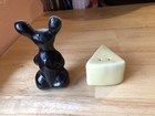 Super Cute Vintage Mouse And Cheese Salt And Pepper Shakers