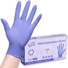100pc Disposable Nitrile Exam 3-mil Latex Free Medical Cleaning Food-safe Gloves