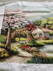 Larger Handmade Completed Finished Cross Stitch Pieces 55  x 22    Gift Decorate