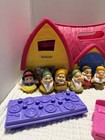Fisher Price Little People Snow White   The Seven Dwarfs Cottage Complete Works