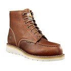 New  Carhartt Men s Waterproof 6  Moc Toe Wedge Boot Soft Tan Full Grain Leather
