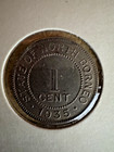 1935h British North Borneo 1 Cent Km 3 Copper-nickel Coin Heaton Mint