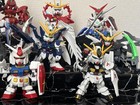 Sd Gundam Bb Senshi Gunpla Lot Of 12 Built Models Junk Display Collection