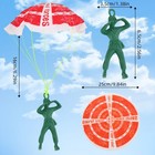 40pcs Parachute Toy  Outdoor Flying Toy For Kids 3 4 5 6 7 8 9  Mini Paratroo   