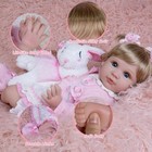 Realistic Baby Doll 22-inch Newborn Baby Doll Soft Cloth Body Lifelike Reborn Ba