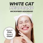 I Dew Care Face Wash Headband - 1 Count  pack Of 1   04 White Cat