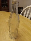 Vintage Coca-cola Of Canada 7 75  Tall Clear Glass Coke Bottle - Heavy embossed