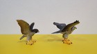 Bullyland Bully 2 Peregrine Falcon Made In Germany Version At Right Is Htf Rare