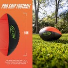 Nerf Kids Foam Football - Pro Grip Youth Soft Ball - One Size  Red