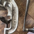 Antique Enterprise No  10 Tinned Cast Iron Meat Grinder Food Chopperextra Plates