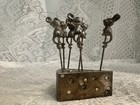 Vintage Godinger Silver Plated Mouse Cheese Picks Party Dining