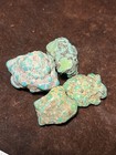 Turquoise Nuggets W  Pyrite Lot 65g Good Color Mixed Old Material Gem Rough