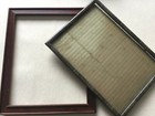 Lot 2 Vintage Antique Wood Portrait Picture Frames - 10  X 8    10  X 7  Rabbets