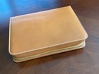 Vintage Mens 1930 1940 Leather Travel Toiletry Kit  Camel