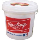  24 Pack  Rawlings Bucket Of Official League Recreational Grade Olb3 Baseballs