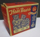 Vintage The Three Bears Plastic Bank W  Original Box   Superbly Preserved Shape 