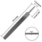 Kalim Flat Medium Cut File  Double Cut Teeth  6   Length  Made Of High Carbon   