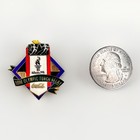 Vintage Coca Cola Atlanta 1996 Olympic Torch Relay Diamond Lapel Hat Pin Ci