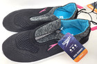 Speedo Junior Girls  Aqua Skimmer Water Shoes In Black hawaii Blue  M  13-1 