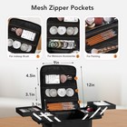 Makeup Train Case  Nail Bag Organizer Case  Makeup Box Organizer  4 Tier Larg   