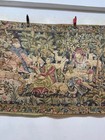 Vintage Fabulous Aubusson Style Pictorial Figurative Tapestry Wall Hanging