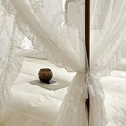 70 87 86 61in Bed Curtains Lace Bed Drapes Cream Bed Curtains For Bedroom Decor