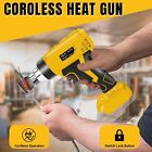 360w Cordless Heat Gun Hot Air Gun Fit For Dewalt 20v Li-ion Battery W 4 Nozzles